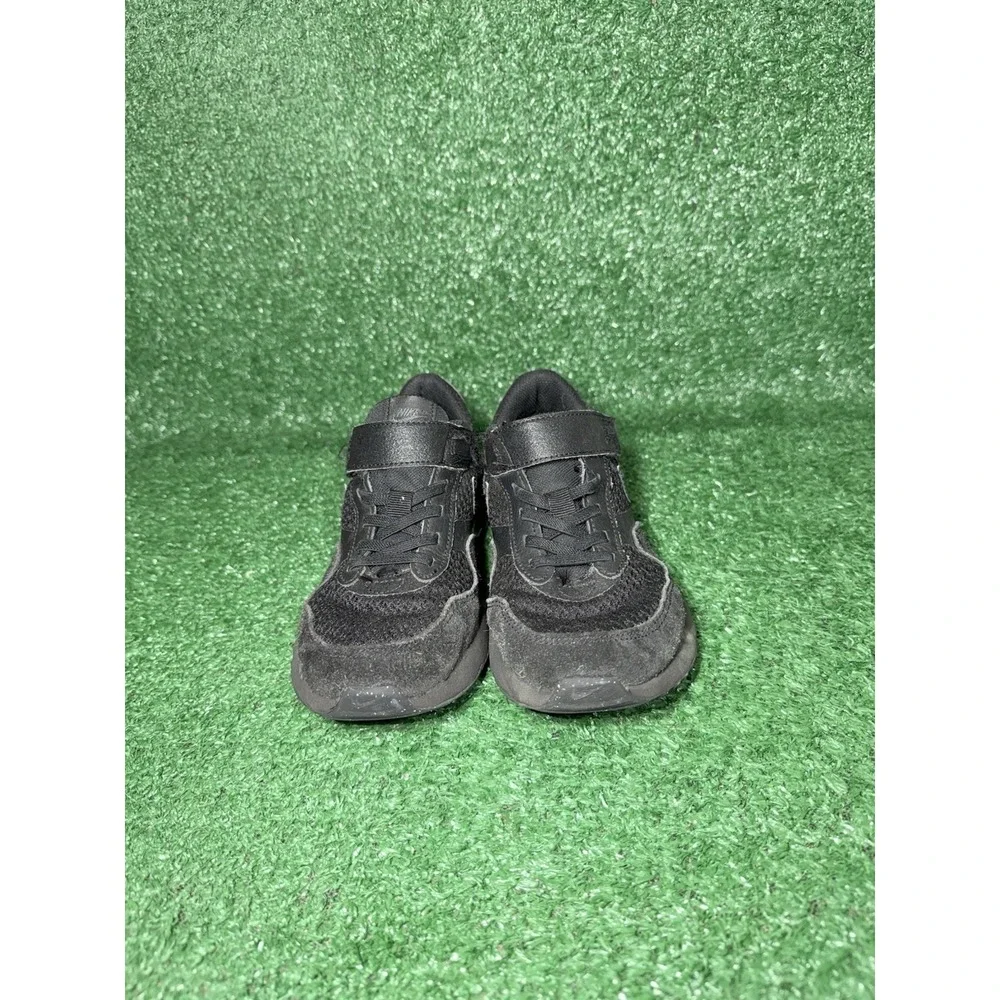 Nike Air Max‎ System Kids Size 3Y Black Walking Shoes Comfort Running Sneakers